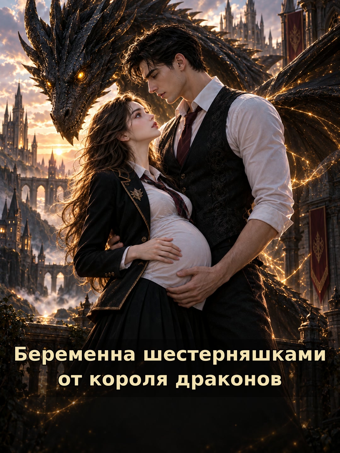 Беременна шестерняшками от короля драконов