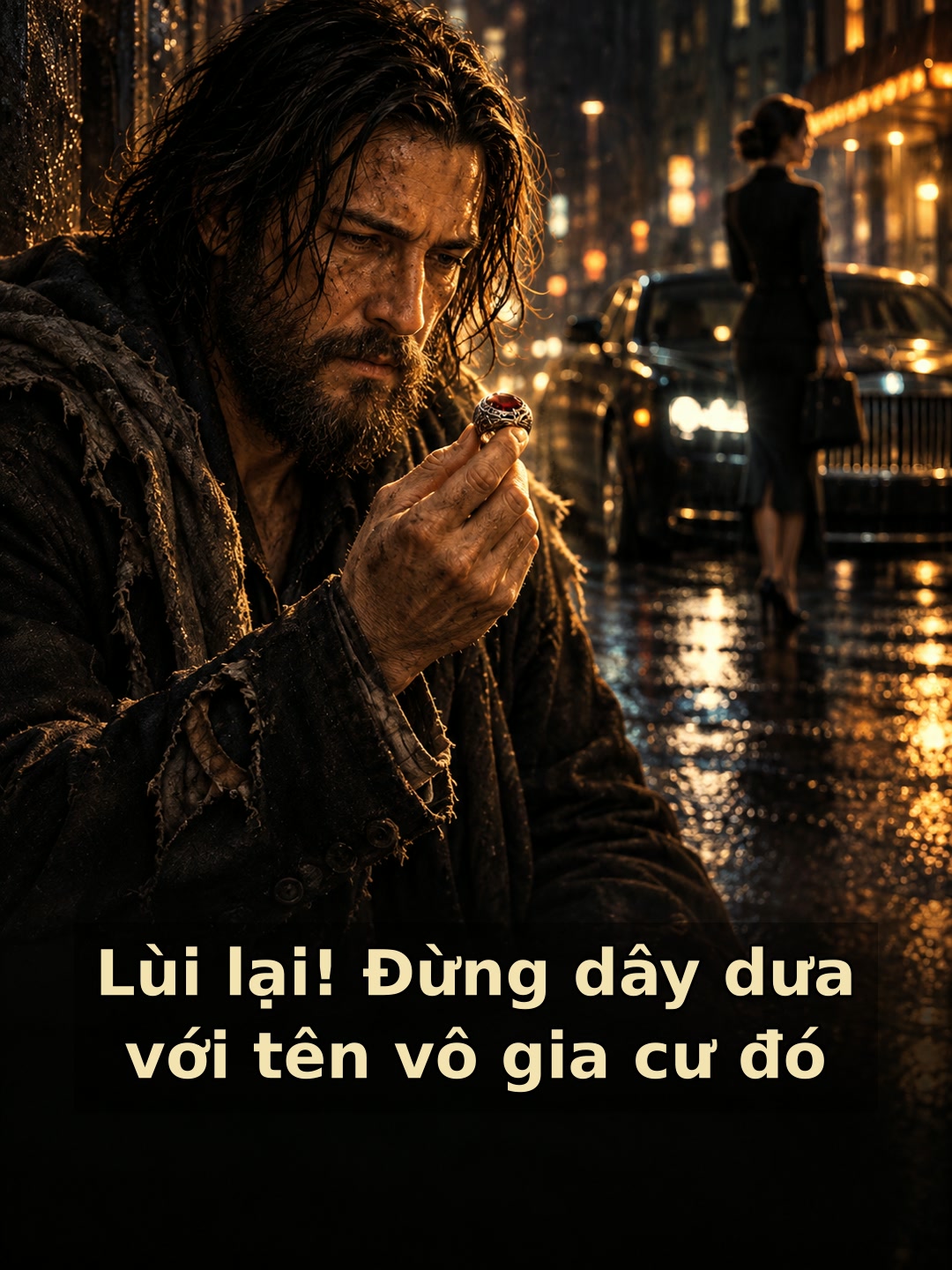 Lùi lại! Đừng dây dưa với tên vô gia cư đó