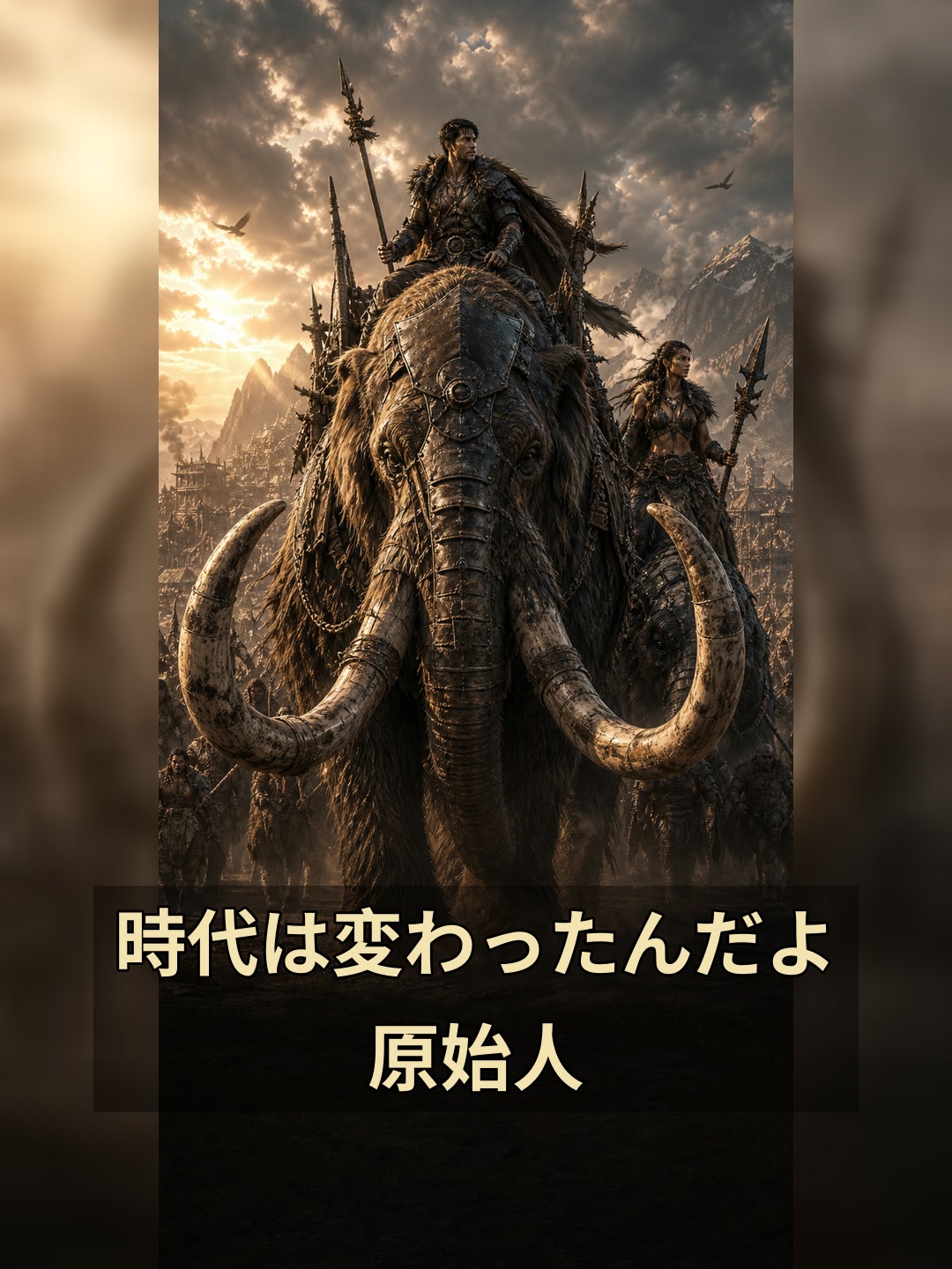 時代は変わったんだよ 原始人