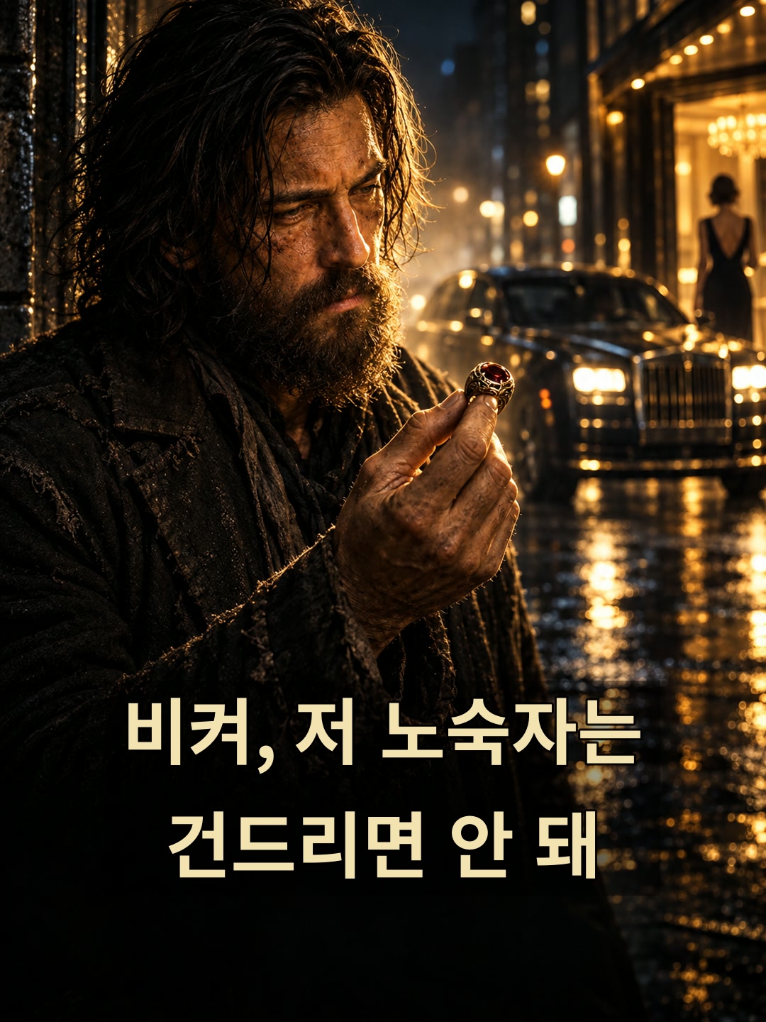비켜, 저 노숙자는 건드리면 안 돼
