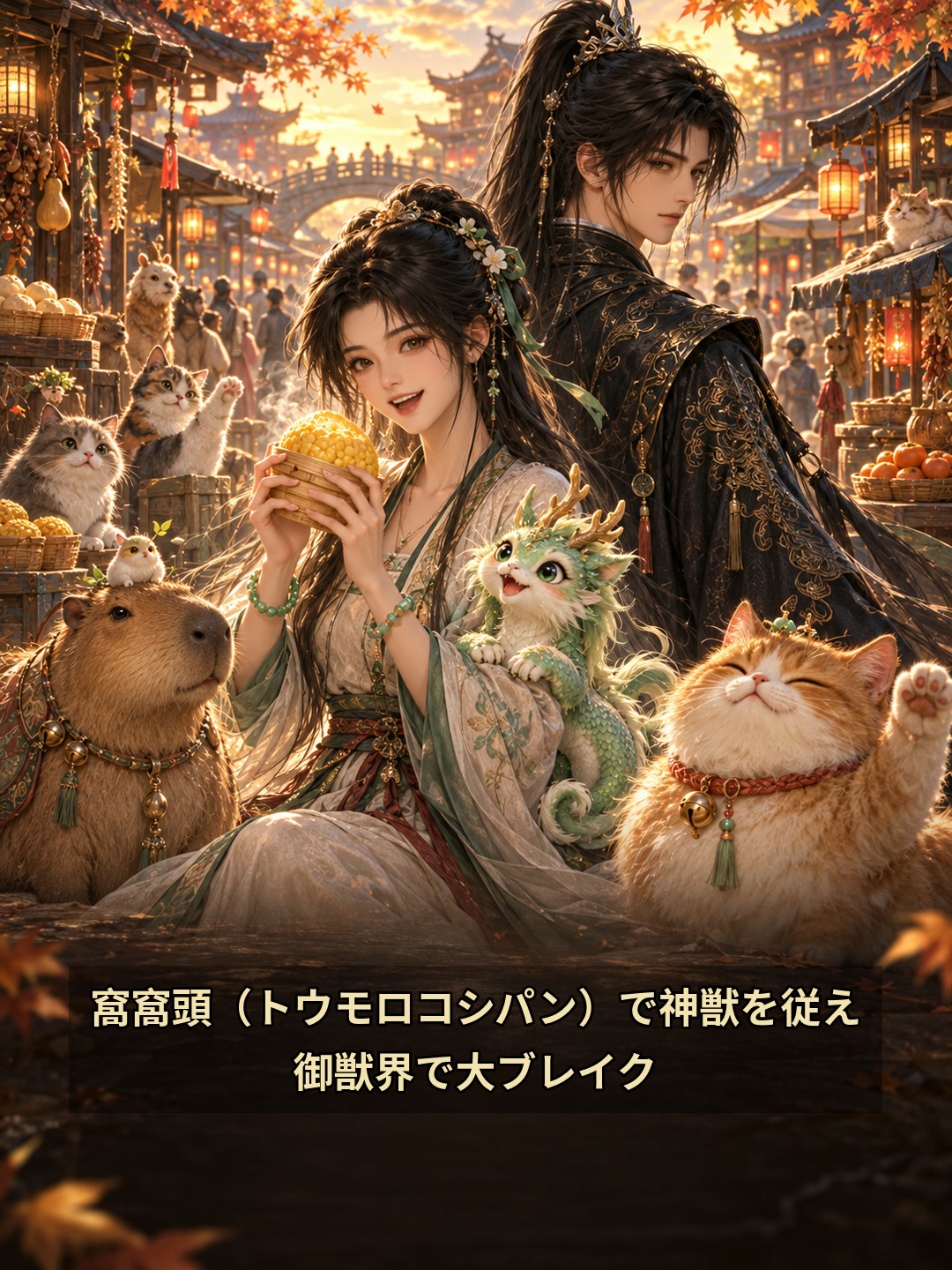 窩窩頭（トウモロコシパン）で神獣を従え 御獣界で大ブレイク