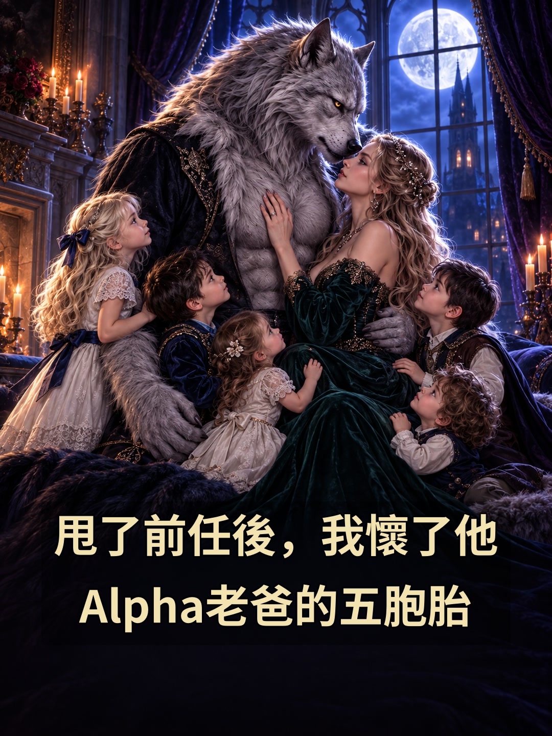 甩了前任後，我懷了他Alpha老爸的五胞胎