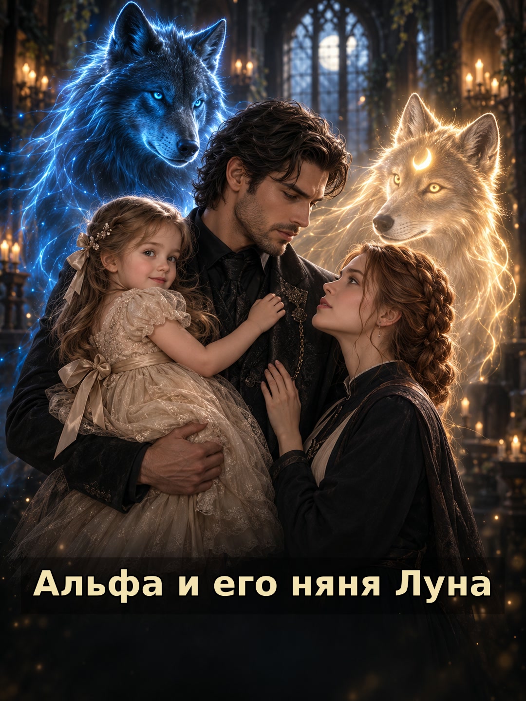 Альфа и его няня Луна