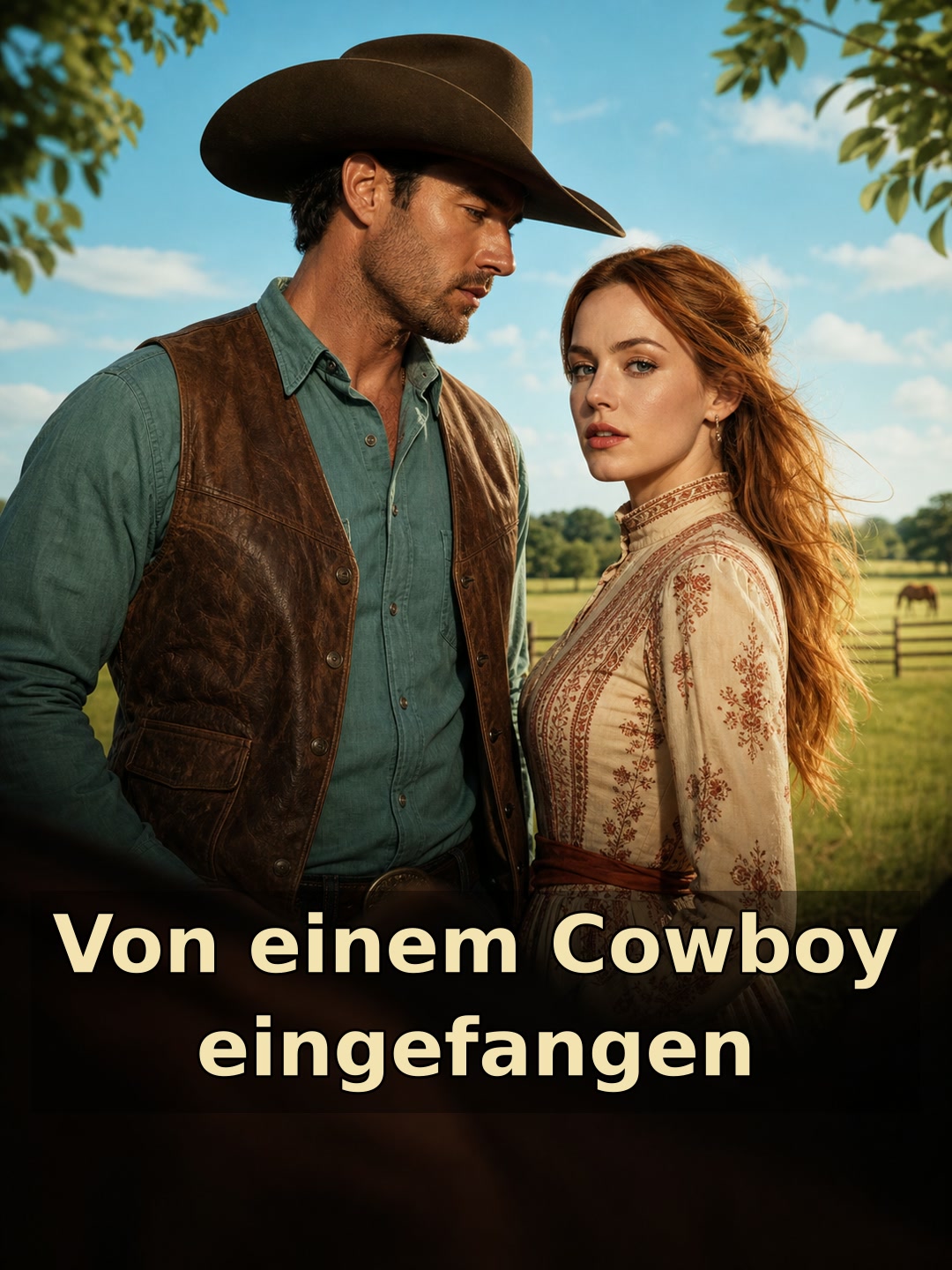 Von einem Cowboy eingefangen