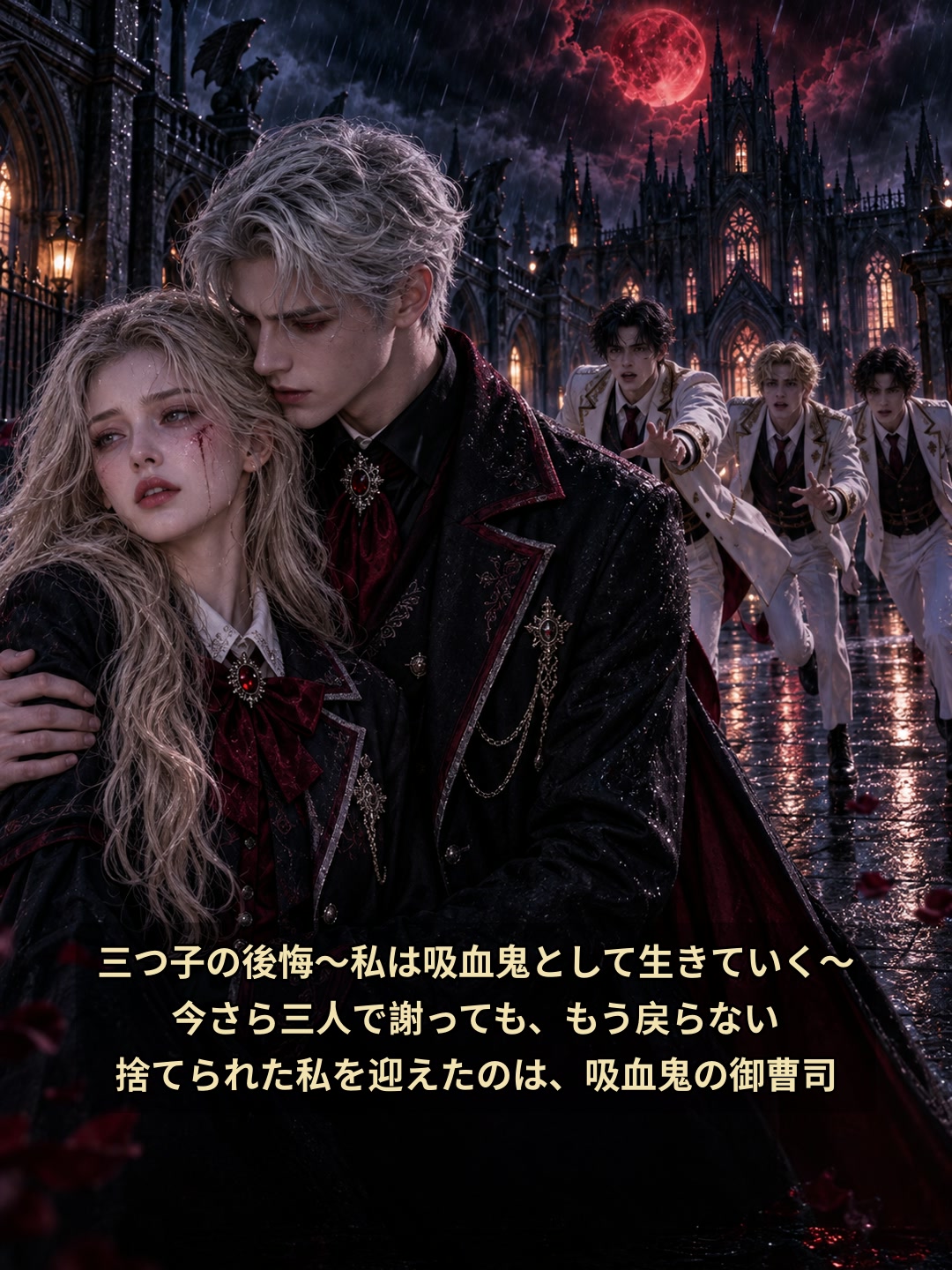 三つ子の後悔～私は吸血鬼として生きていく～
今さら三人で謝っても、もう戻らない
捨てられた私を迎えたのは、吸血鬼の御曹司
