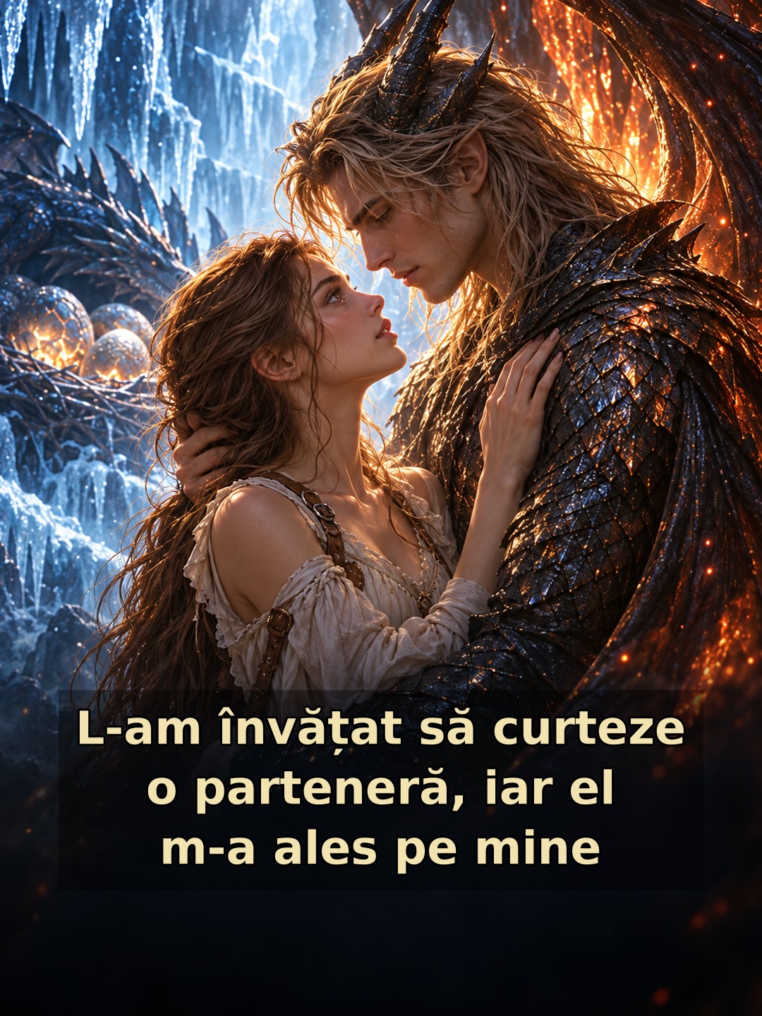 L-am învățat să curteze o parteneră, iar el m-a ales pe mine