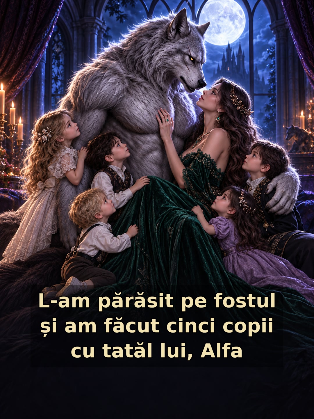 L-am părăsit pe fostul și am făcut cinci copii cu tatăl lui, Alfa