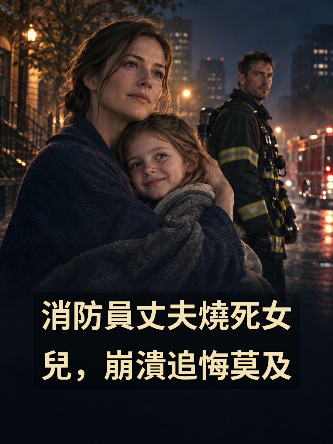 消防員丈夫燒死女兒，崩潰追悔莫及