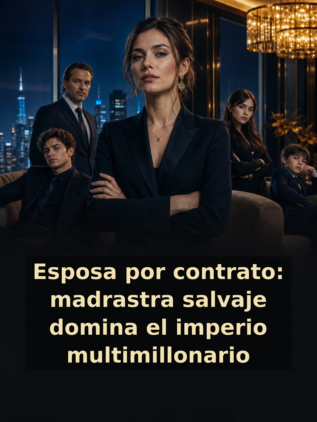 Esposa por contrato: madrastra salvaje domina el imperio multimillonario