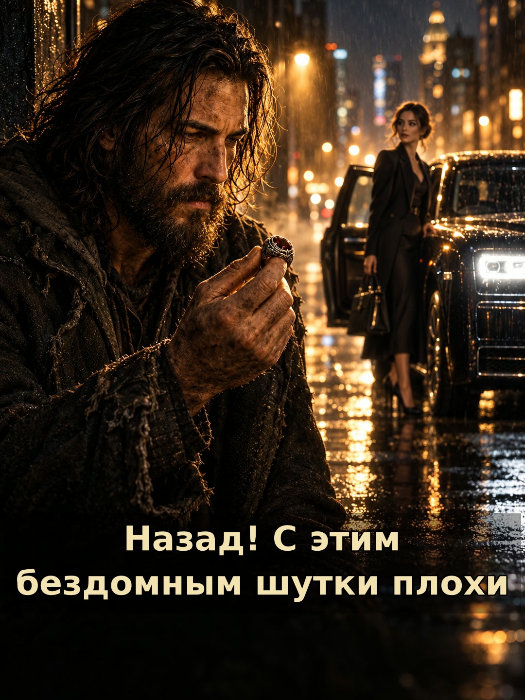 Назад! С этим бездомным шутки плохи
