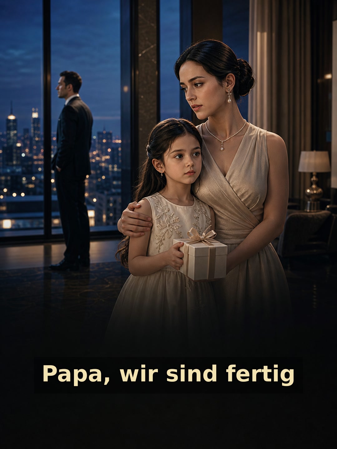 Papa, wir sind fertig