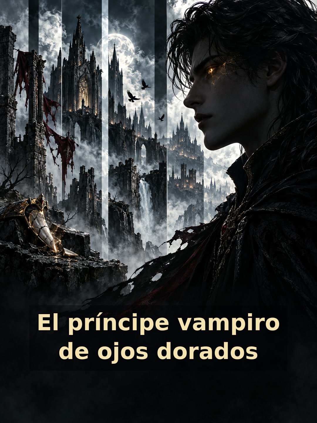 El príncipe vampiro de ojos dorados