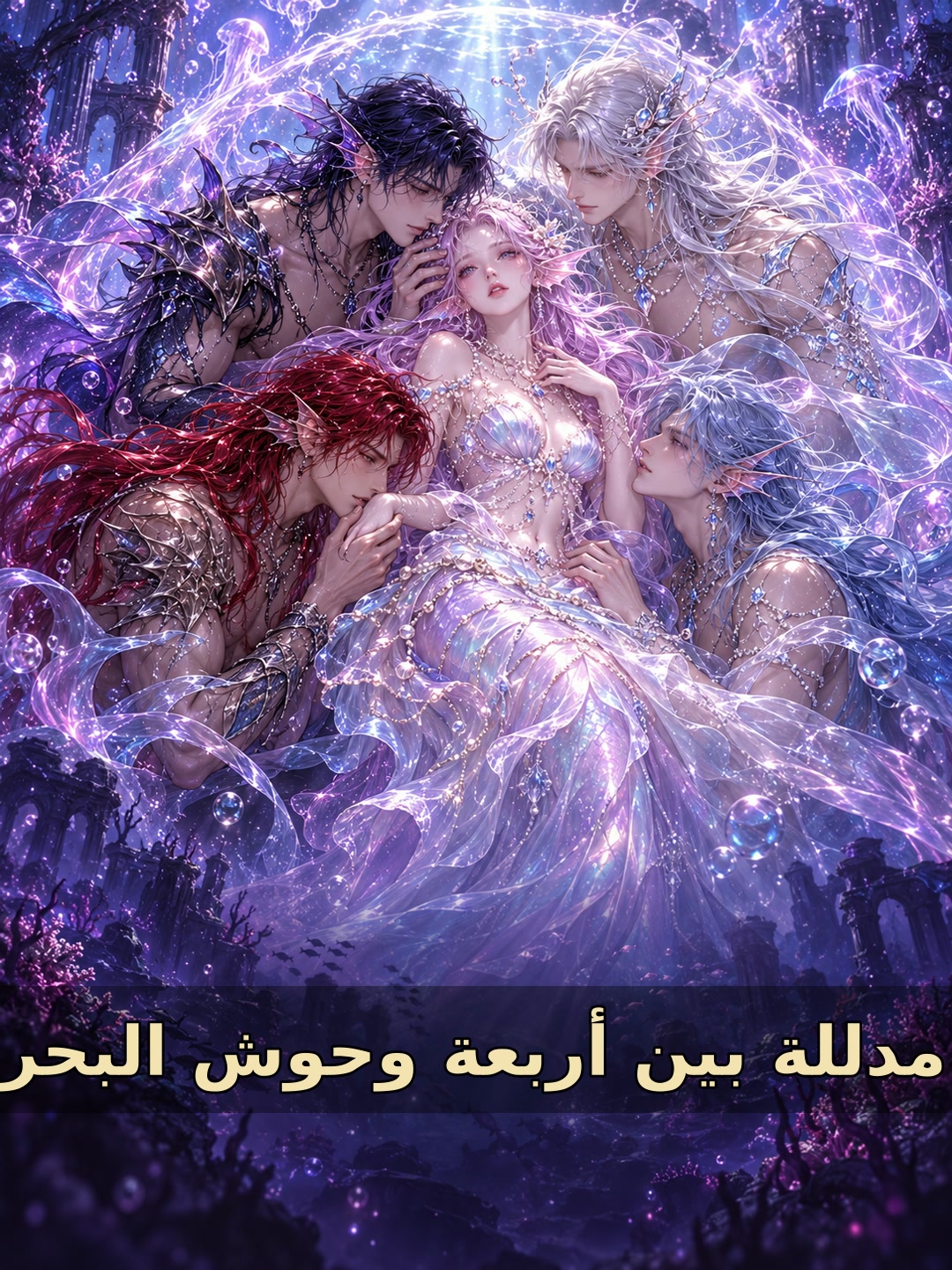 مدللة بين أربعة وحوش البحر