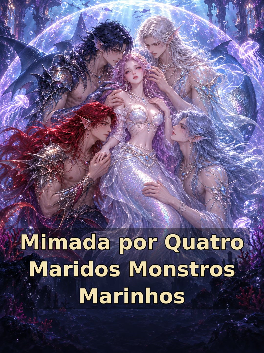 Mimada por Quatro Maridos Monstros Marinhos