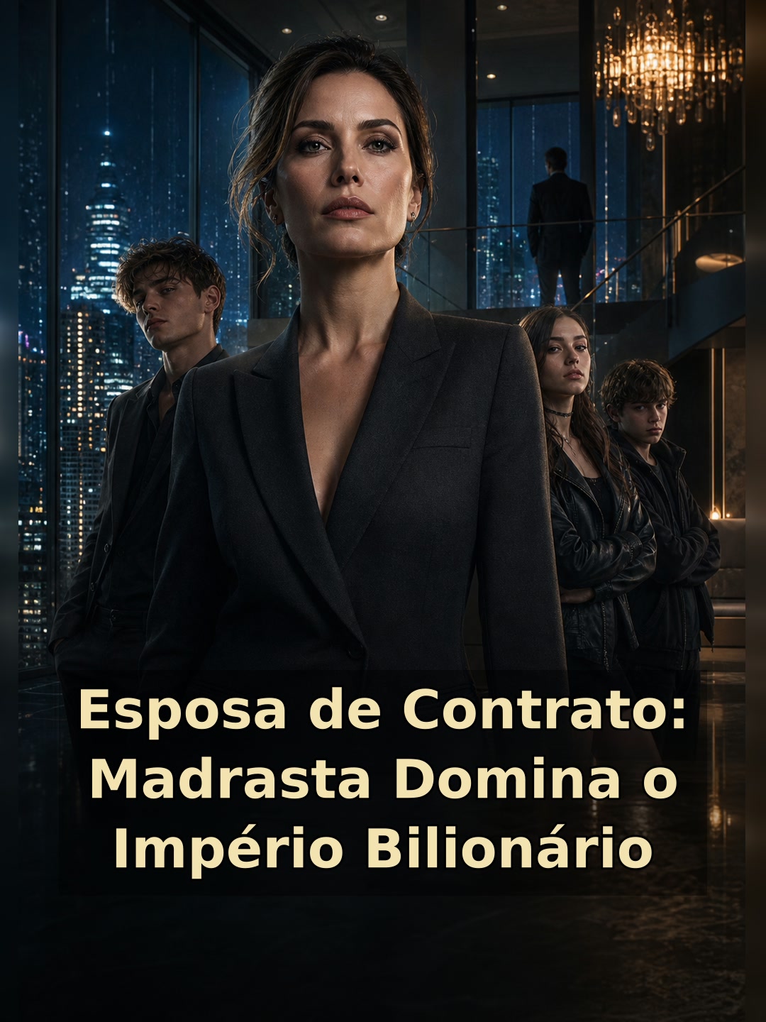 Esposa de Contrato: Madrasta Domina o Império Bilionário