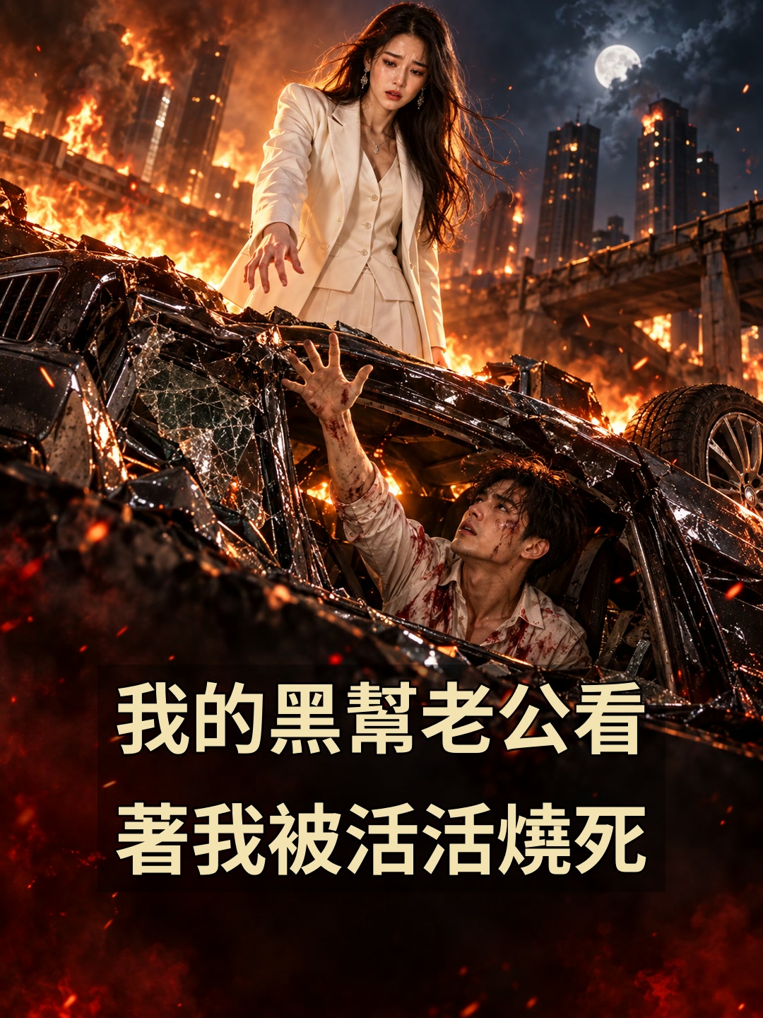 我的黑幫老公看著我被活活燒死
