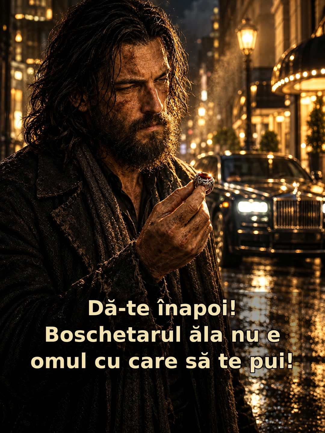 Dă-te înapoi! Boschetarul ăla nu e omul cu care să te pui!