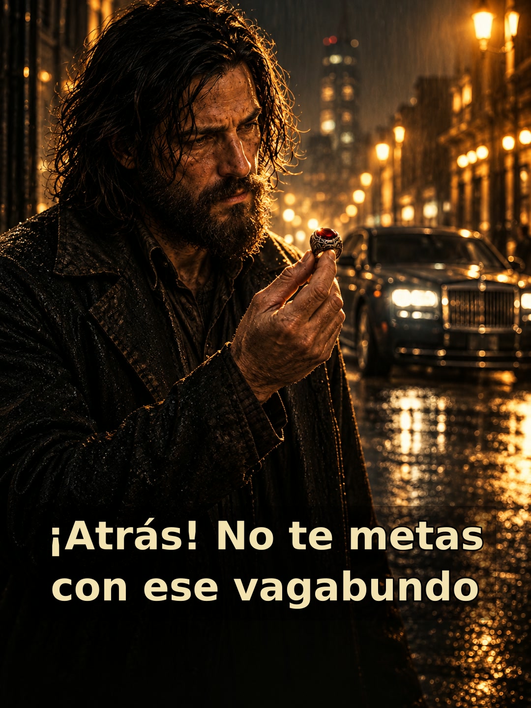 ¡Atrás! No te metas con ese vagabundo