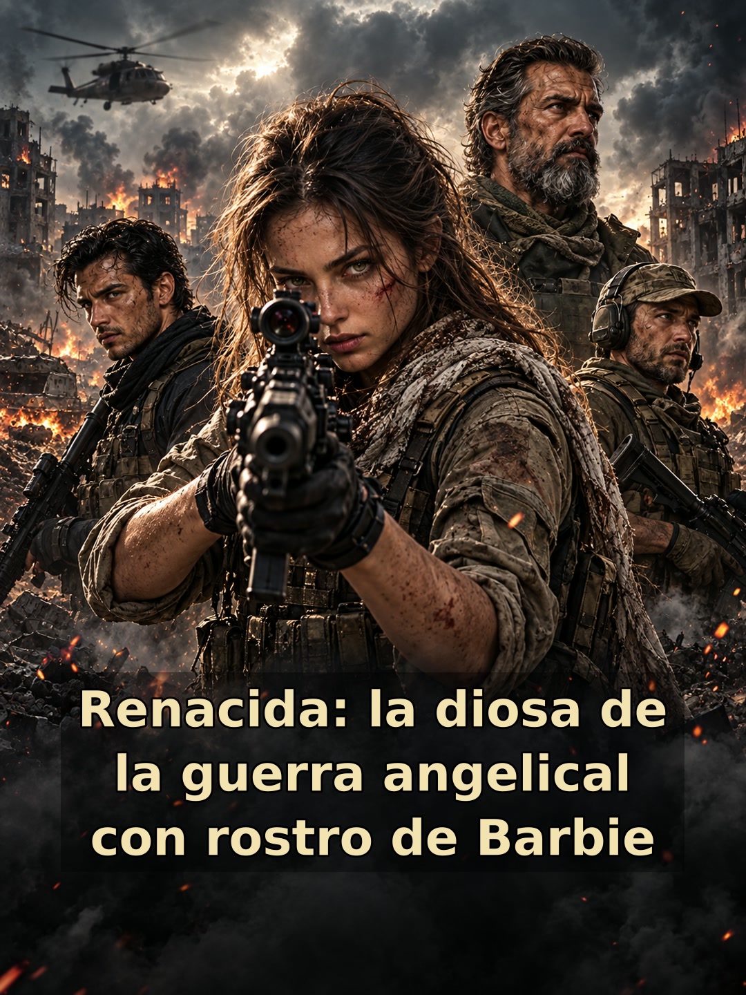 Renacida: la diosa de la guerra angelical con rostro de Barbie