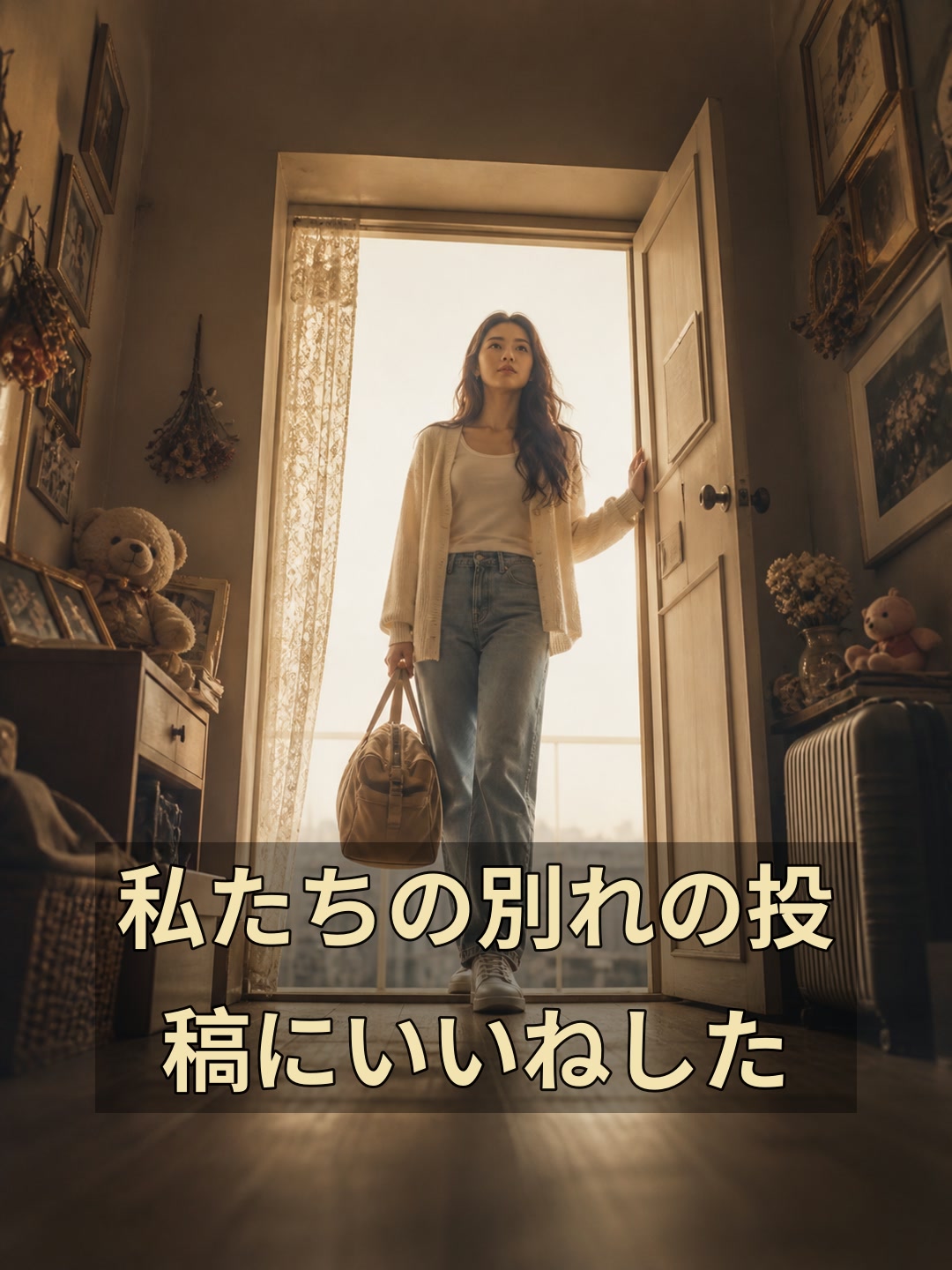 私たちの別れの投稿にいいねした